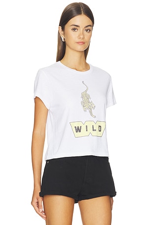 RE/DONE 1950s Boxy Tee Wild in White