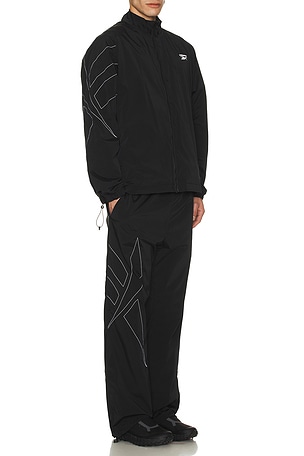 Reebok X Kanghyuk Stitched Logo Track Jacket in Black