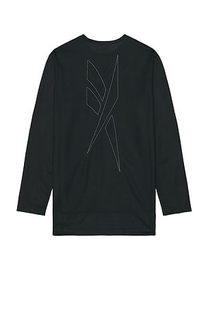 Reebok X Kanghyuk Stitched Logo Tee in Black