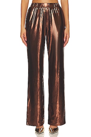 REMI x REVOLVE Camille Pant in Metallic Bronze