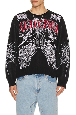 Prison Tattoo Knit Sweater Revenge