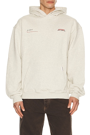 REPRESENT Patron Of The Club Hoodie in Cream. Size XL/1X. Also
