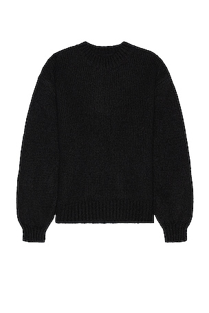 REPRESENT Mohair Sweater in Jet Black | REVOLVE