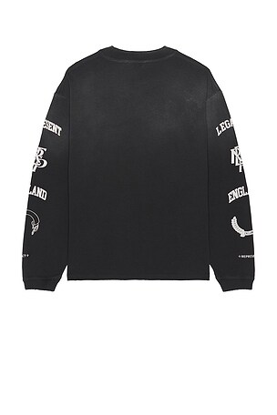 REPRESENT Legacy Crest Long Sleeve Tee in Black