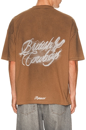 REPRESENT British Cowboys Tee in Brown