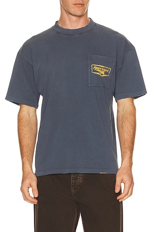 REPRESENT T-SHIRT NOTHenG FASTER en Bleu