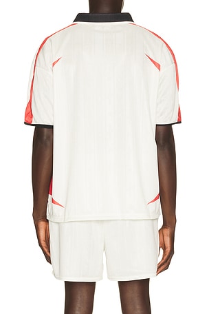 REPRESENT Spike Football Top in White