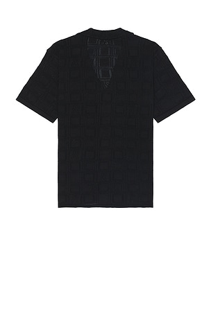 REPRESENT Lace Knit Shirt in Black