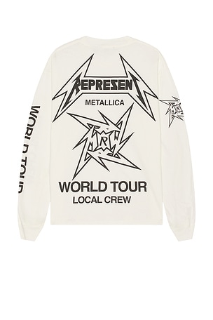 x Metallica 40 Year Anniversary Long Sleeve Tee REPRESENT