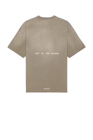 REPRESENT Team Rep Tee in Brown