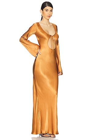 Rezek Studio Martini Dress in Bronze