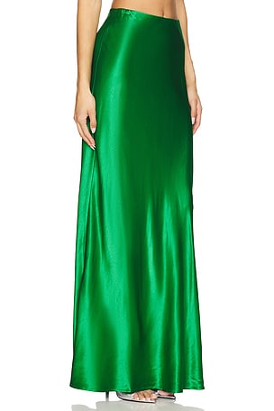 Rezek Studio Shimmy Skirt in Green