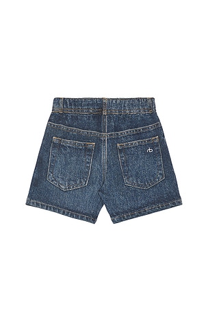 Rag & Bone Mini Miramar Pull On Short in Blue
