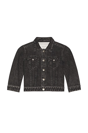 Rag & Bone Mini Miramar Trucker Jacket in Black