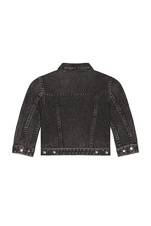 Rag & Bone Mini Miramar Trucker Jacket in Black