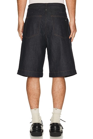 Rag & Bone Baggy Denim Short in Blue