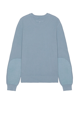 Rag & Bone Washed Dexter Crew Sweater in Baby Blue