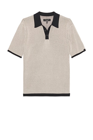 Harvey Knit Polo Shirt Rag & Bone