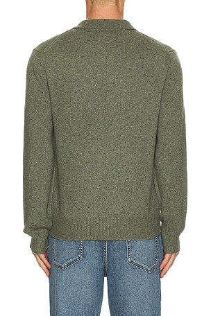 Rag & Bone Declan Rugby Polo in Army. Size XL/1X. Also