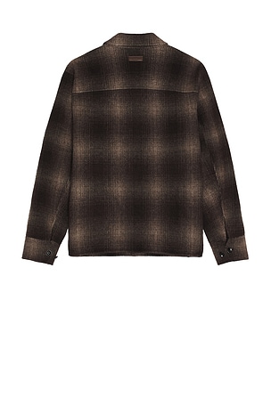 Rag & Bone Austin Wool Shirt Jacket in Brown. Size XL/1X. Also