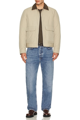 Rag & Bone Derrick Filled Jacket in Cream. Size XL/1X. Also