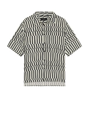 Rag & Bone Dalton Printed Shirt in Black