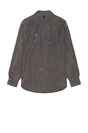 Rag & Bone Denim Matthew Shirt in Charcoal