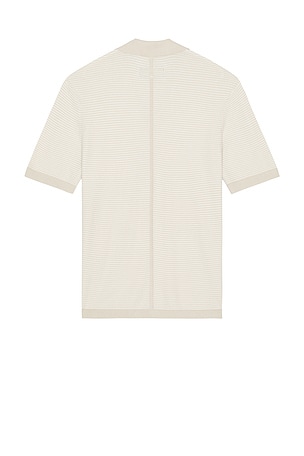 Rag & Bone Harvey Chevron Johnny Polo in Cream. Size S. Also