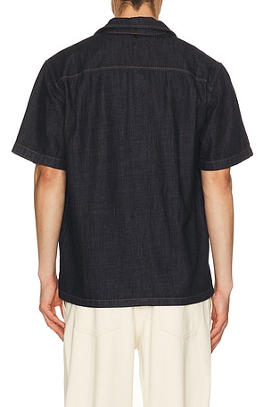 Rag & Bone Denim Resort Shirt in Navy