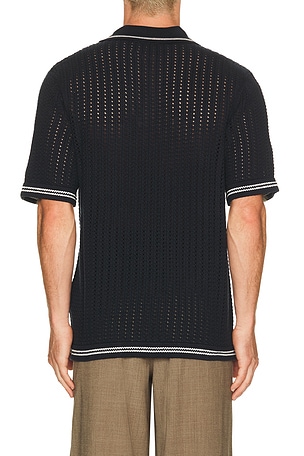 Rag & Bone Crochet Johnny Polo in Navy