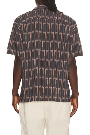 Rag & Bone CHEMISE IMPRIMÉE AVERY en Marron