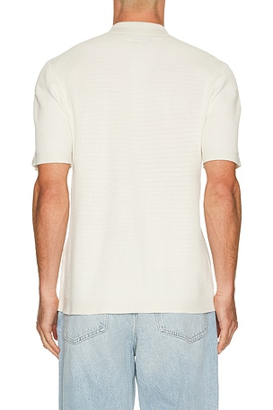 Rag & Bone Blocked Harvey Camp Shirt in Brown