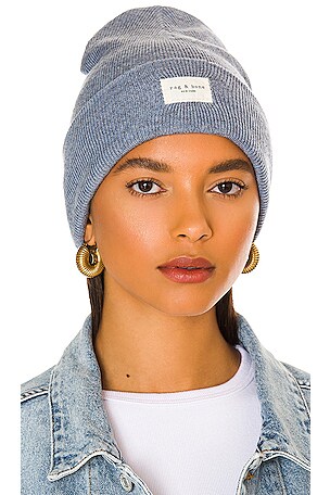 Rag & Bone Addison Beanie in Light Blue | REVOLVE display picture 3