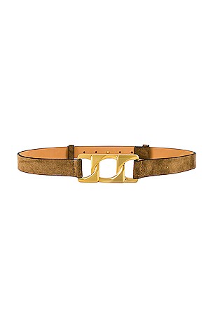Rag & Bone Olympus Belt in Cigar Suede | REVOLVE display picture 3