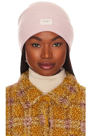 Rag & Bone Addison Beanie in Light Pink | REVOLVE display picture 3