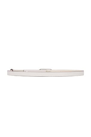 Rag & Bone Baby Rounded Rebound Belt in White