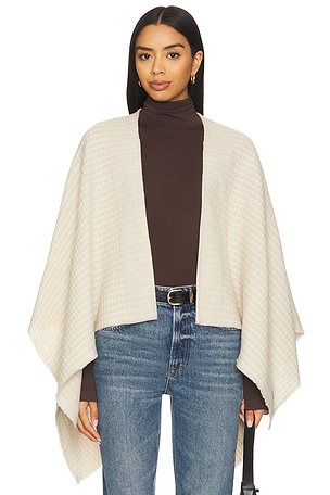 Joni Waffle Poncho Rag & Bone