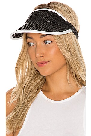 Rag & Bone Straw Visor in Black | REVOLVE display picture 1