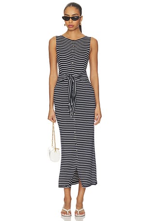 The Knit Button Tie Stripe Dress Rag & Bone