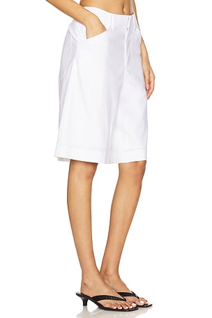 Rag & Bone Banks Linen Short in White