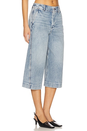 Rag & Bone Jamie High Rise Tailored Culotte in Blue
