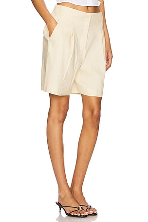 Rag & Bone Leona Linen Short in Cream