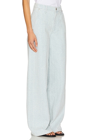 Rag & Bone Sofie High Rise Tailored Trouser in Blue