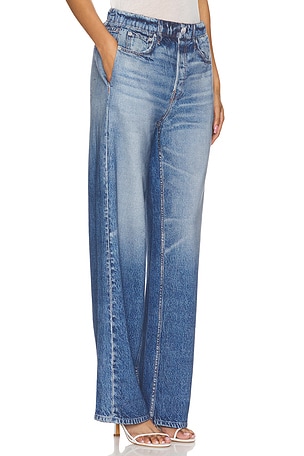 Rag & Bone Miramar Wide Leg Pant in Denim-Medium