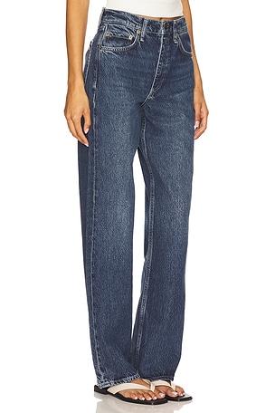 Rag & Bone Shea Relaxed Straight Jeans in Blue