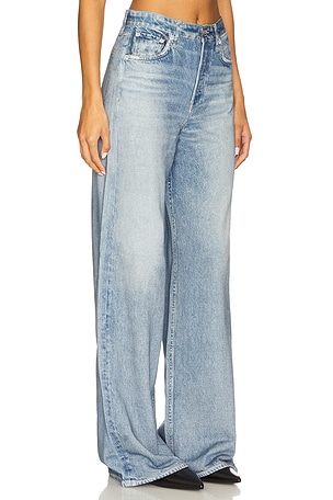 Rag & Bone Miramar Terry Sofie Wide Pant Jeans in Blue