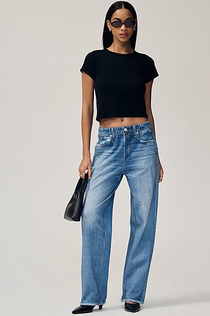rb Miramar Fleece Wide Leg Jeans Rag & Bone