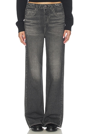 Miramar Fleece Pull On Wide Jeans Rag & Bone