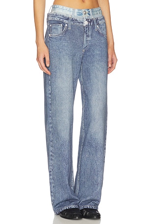 Rag & Bone DROIT MIRAMAR en Bleu