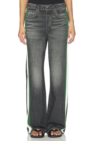 Rag & Bone Miramar Terry Track Pant Pull On in Black
